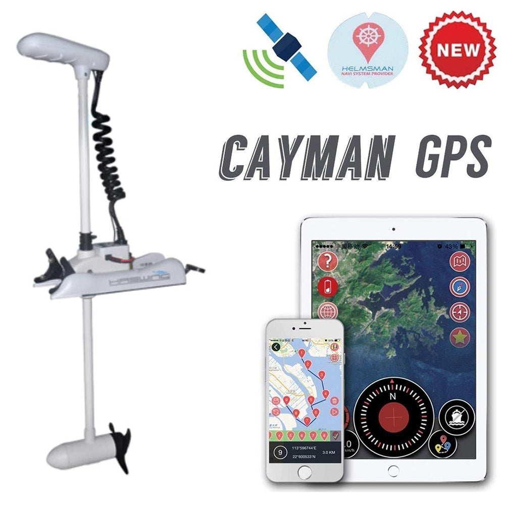 CAYMAN GPS WITH ANCHOR MODE ON REMOTE 12V 55Lbs