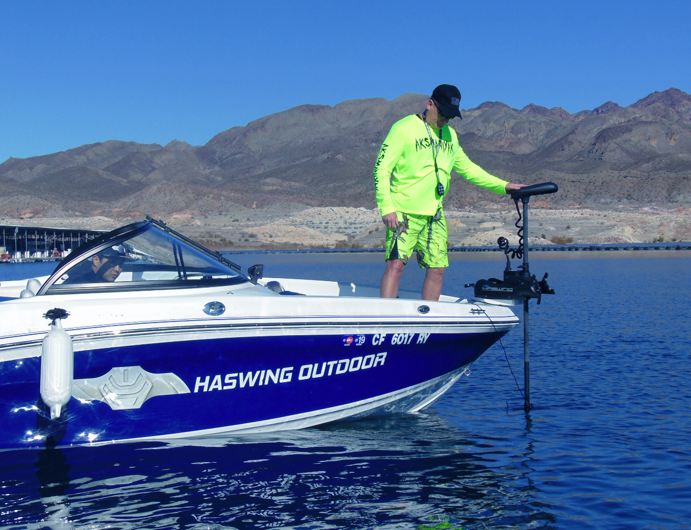 CAYMAN BOW MOUNT TROLLING MOTOR 12V 55Lbs (USED)