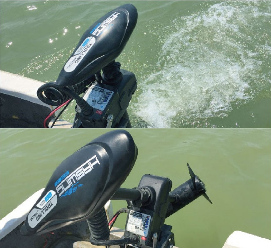 CAYMAN T TRANSOM MOUNT TROLLING MOTOR 12V 55Lbs (OPEN BOX)