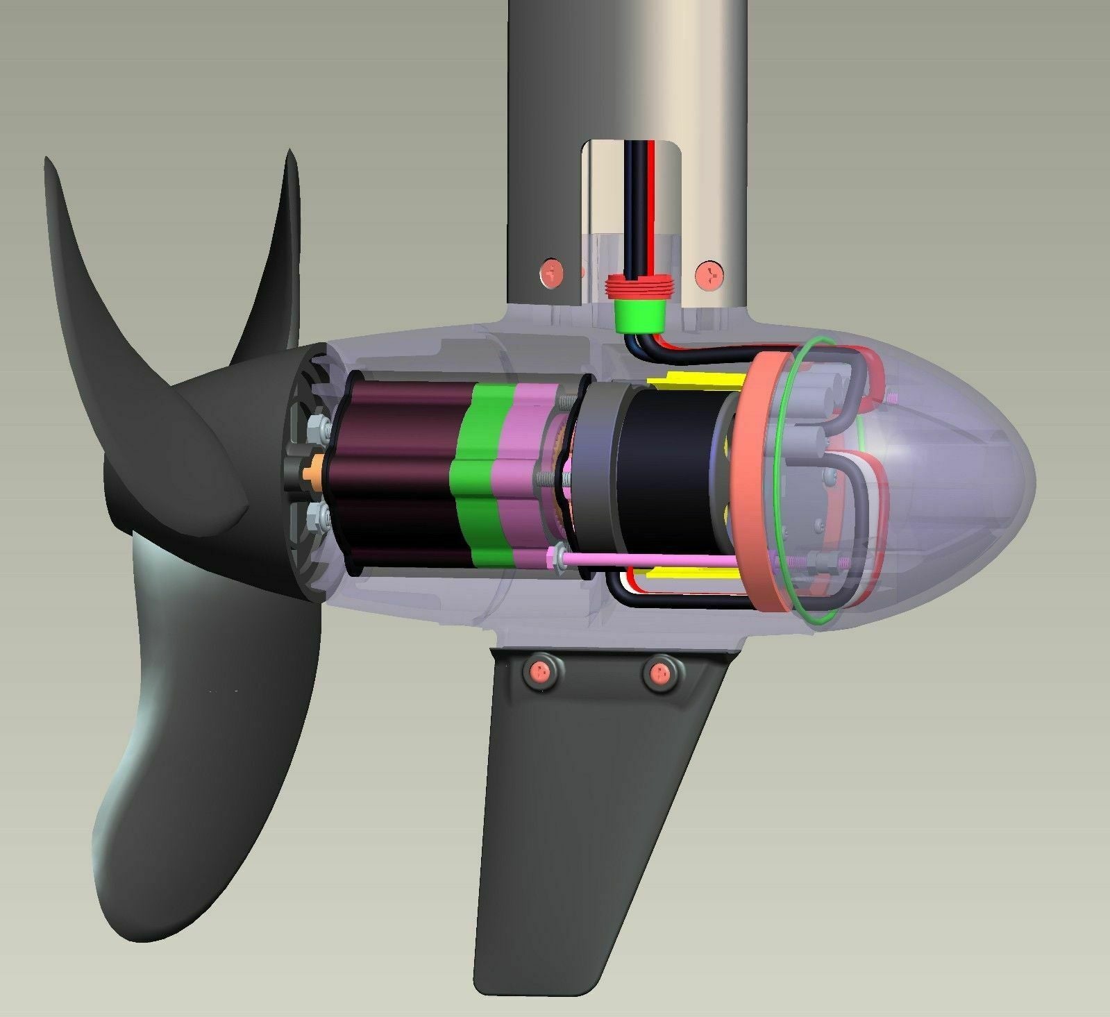 PROTRUAR G BRUSHLESS TRANSOM MOUNT MOTOR 3.0 24V