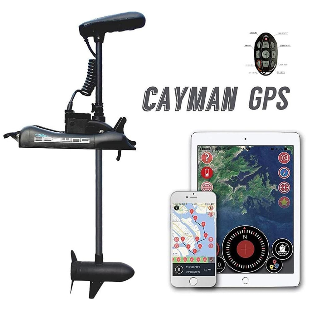 CAYMAN GPS WITH ANCHOR MODE ON REMOTE 12V 55Lbs (LIKE NEW)
