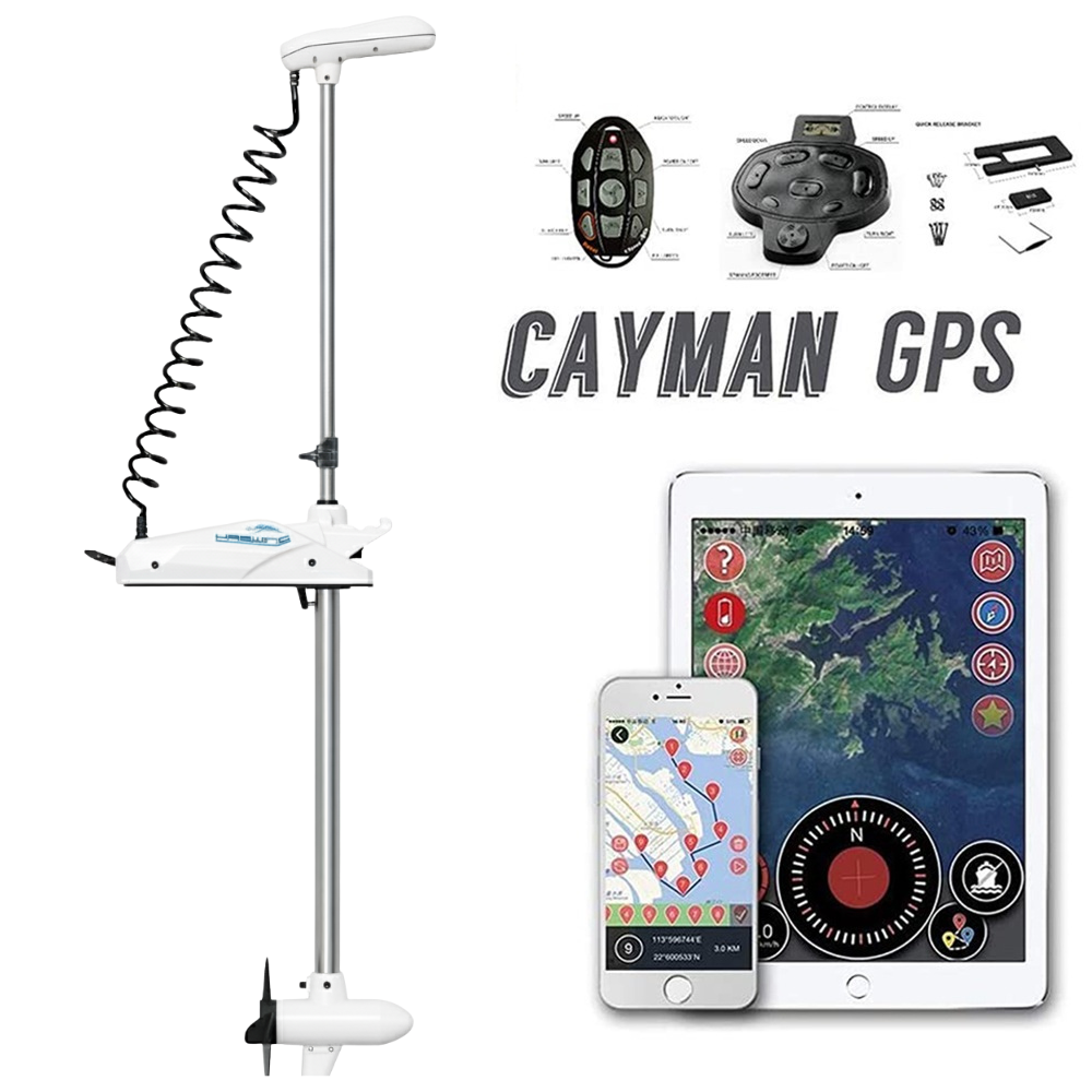 CAYMAN GPS WITH ANCHOR MODE ON REMOTE 24V 80Lbs (LIKE NEW)