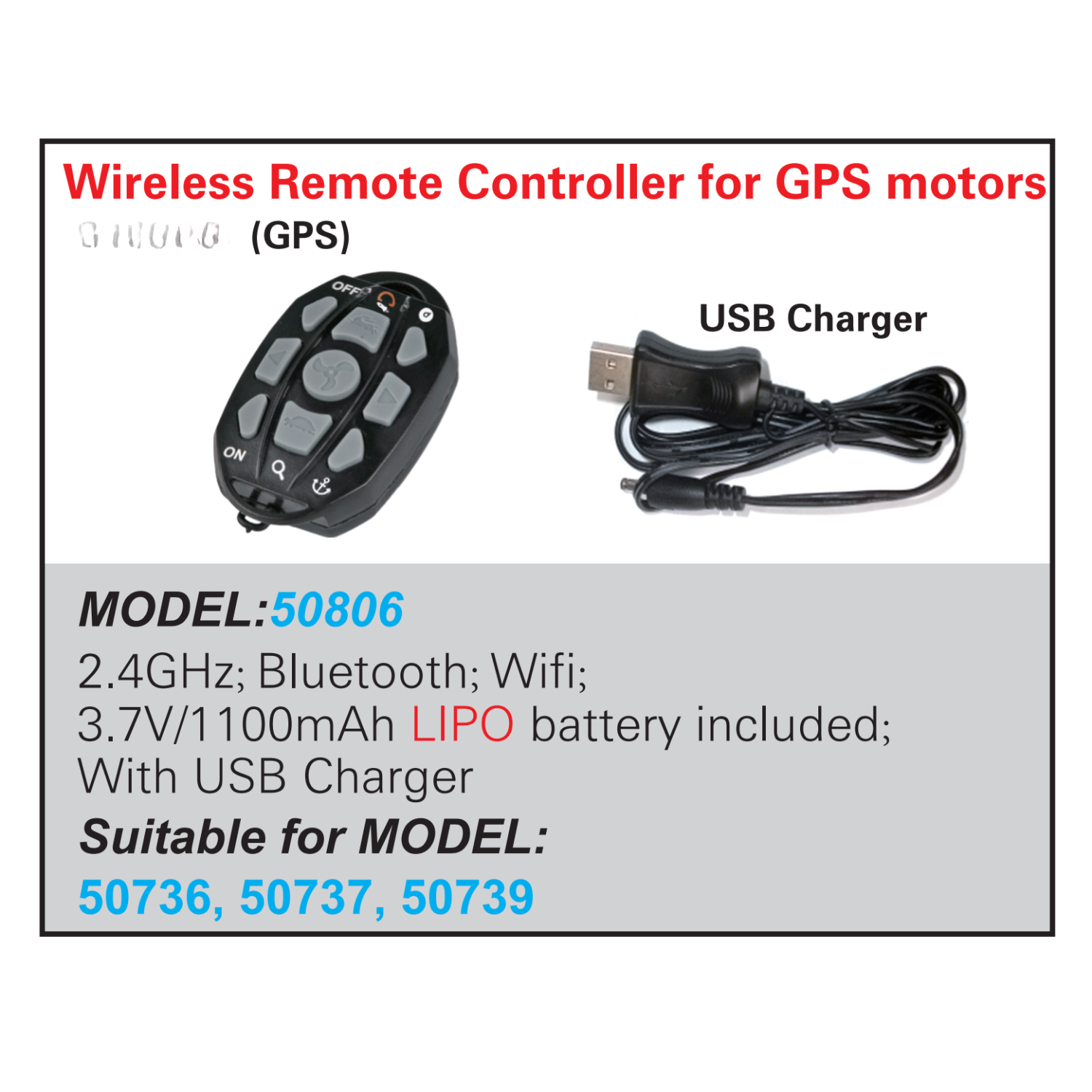 Cayman Anchor GPS Wireless Remote Control