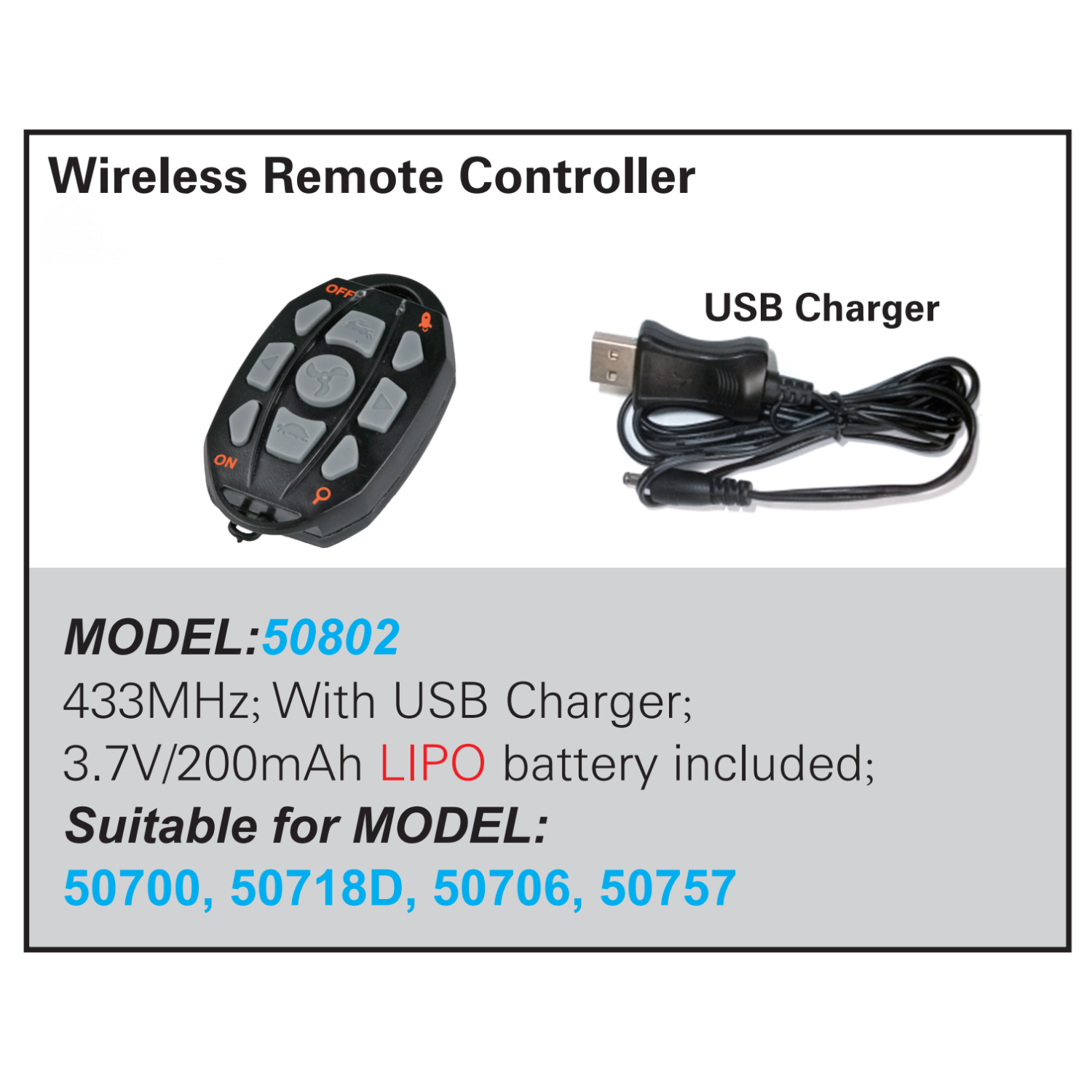 Cayman Wireless Remote Control
