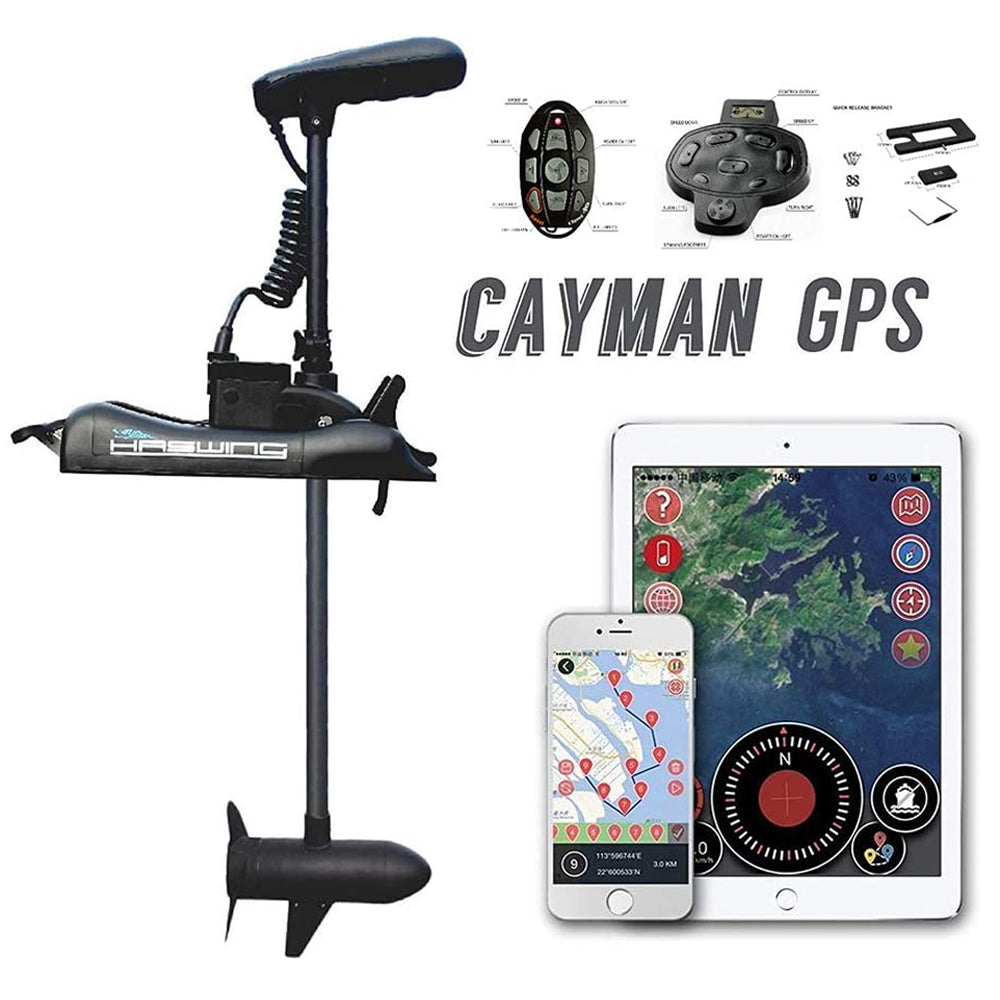 CAYMAN GPS WITH ANCHOR MODE ON REMOTE 12V 55Lbs